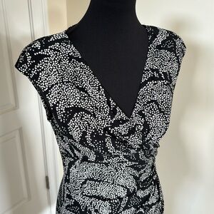 Lovely black and white dress